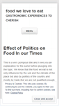 Mobile Screenshot of foodwelovetoeat.com